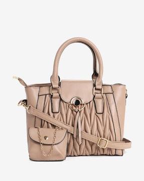 handbag & pouch with detachable strap