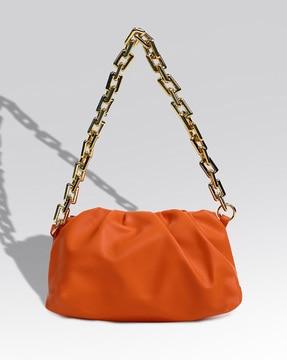 handbag with chain strap