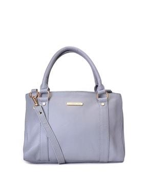 handbag with detachable sling strap
