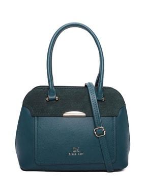 handbag with detachable sling strap
