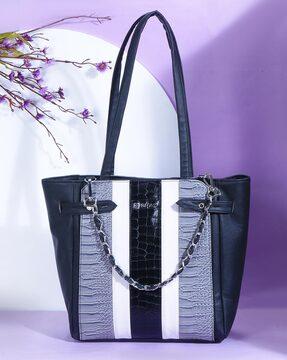 handbag with detachable strap