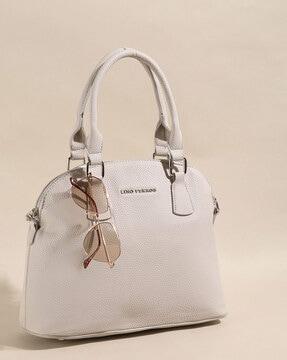 handbag with logo embellishment
