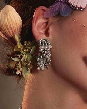 handcrafted ghungroo stud earrings
