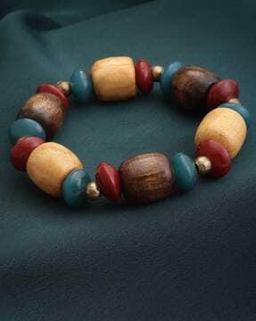handcrafted wooden bracelet