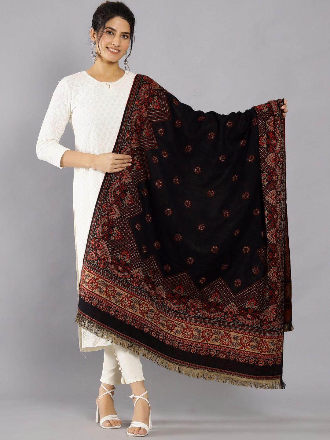 handicraft palace ethnic motifs woven design wool jamawar shawl