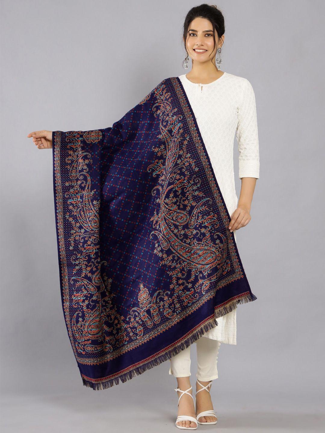 handicraft palace kashmiri kani ethnic motif woven design shawl