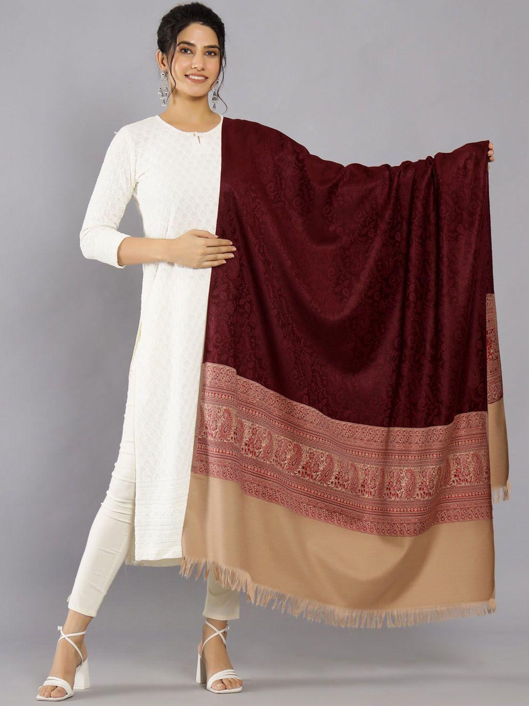 handicraft palace woven design jamwar paisley shawl