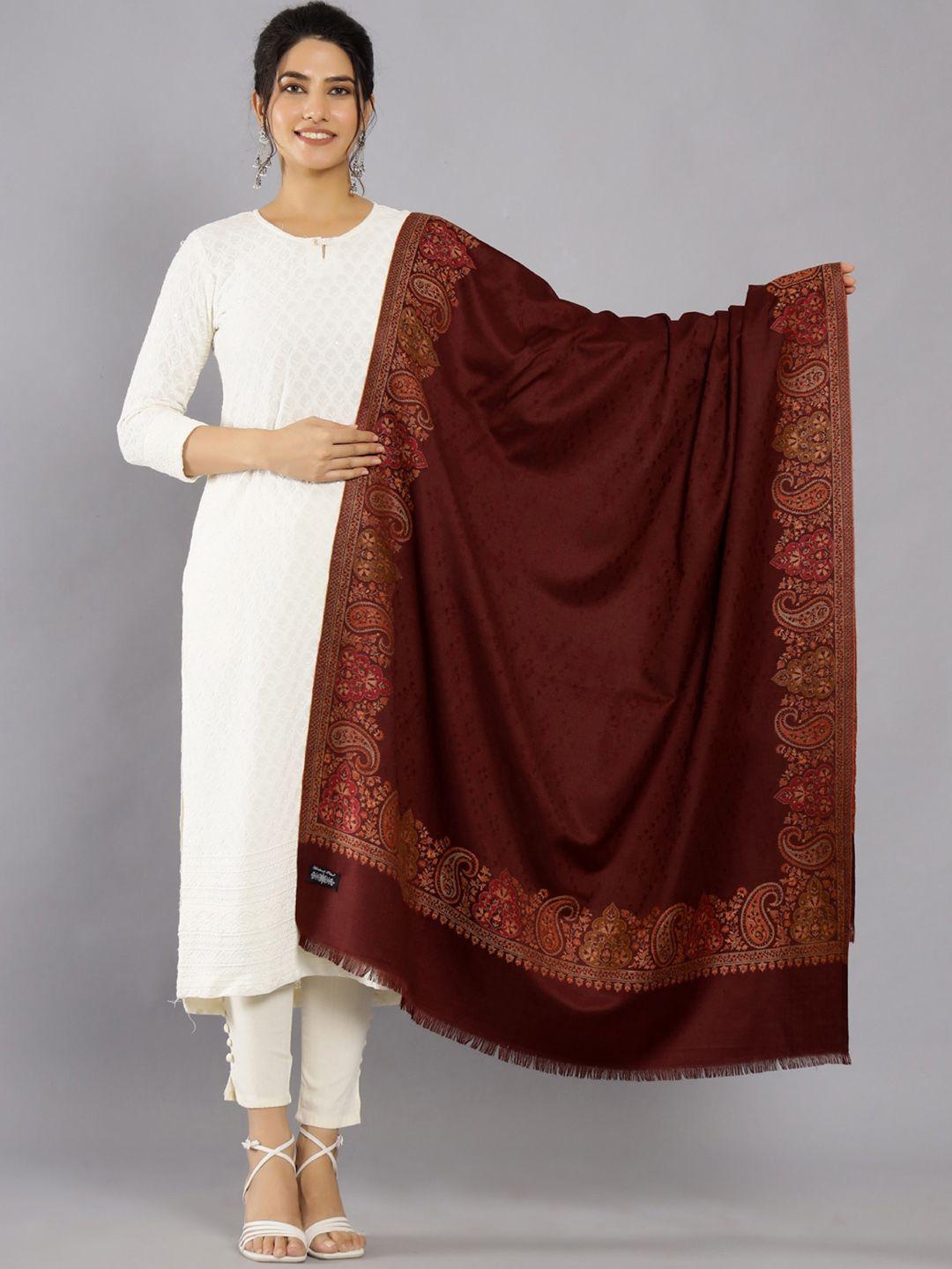 handicraft palace woven design paisley shawl