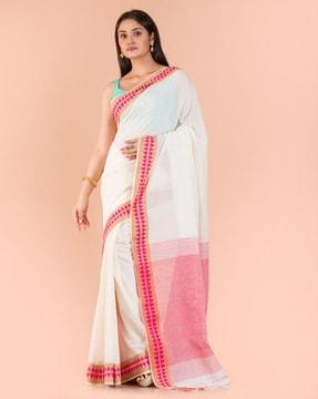 handloom pure cotton tangail saree