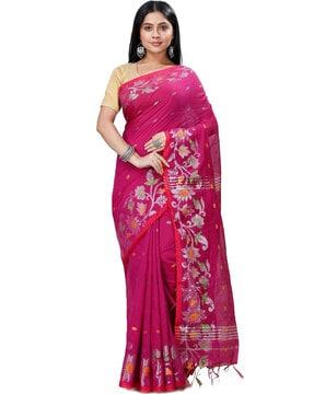 handloom bengal tant pure cotton saree