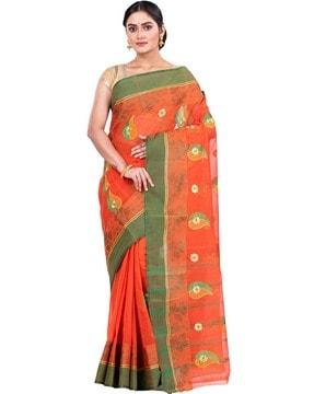 handloom bengal tant pure cotton saree