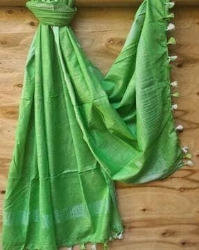 handloom dupatta with tassels