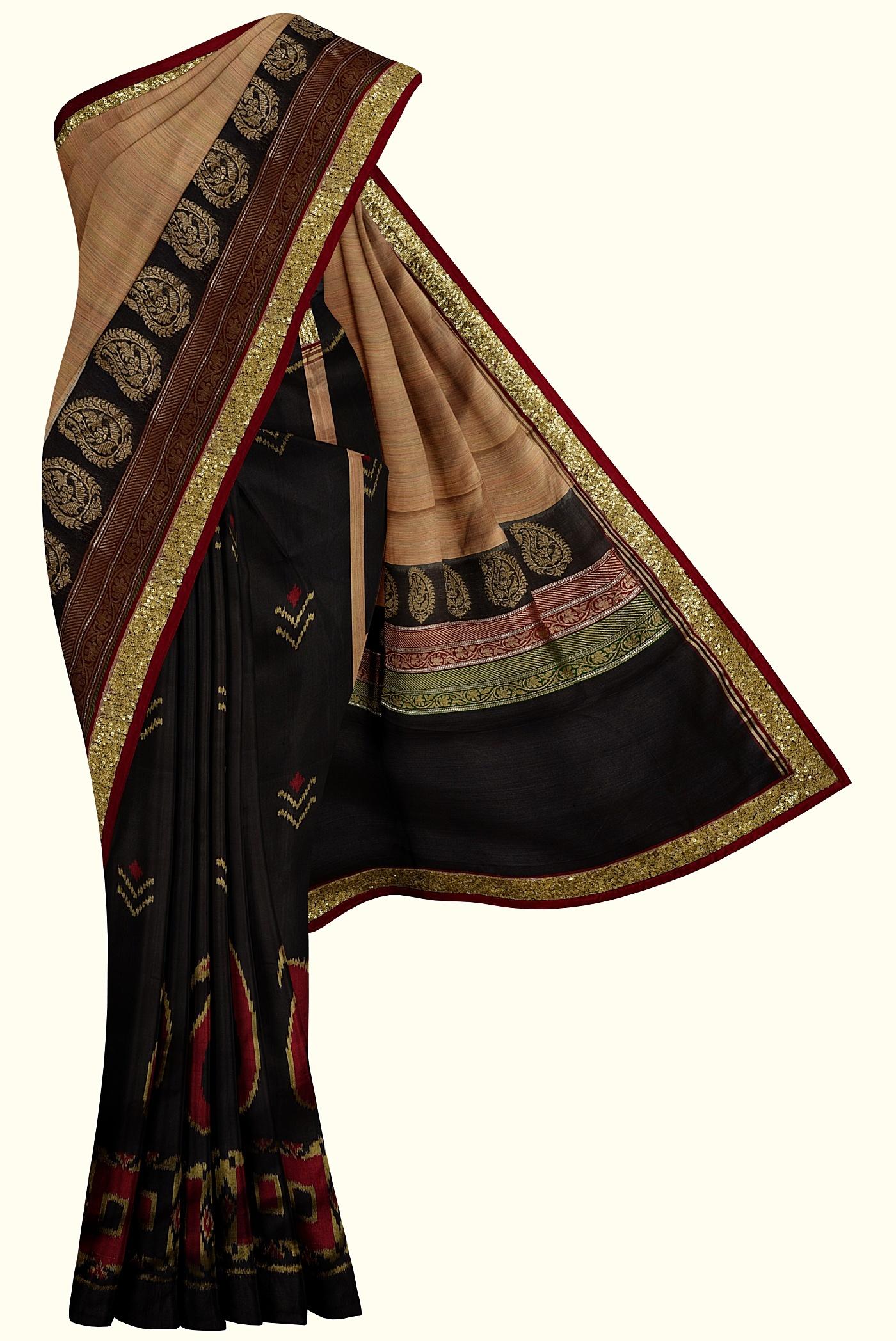 handloom fancy silk sari