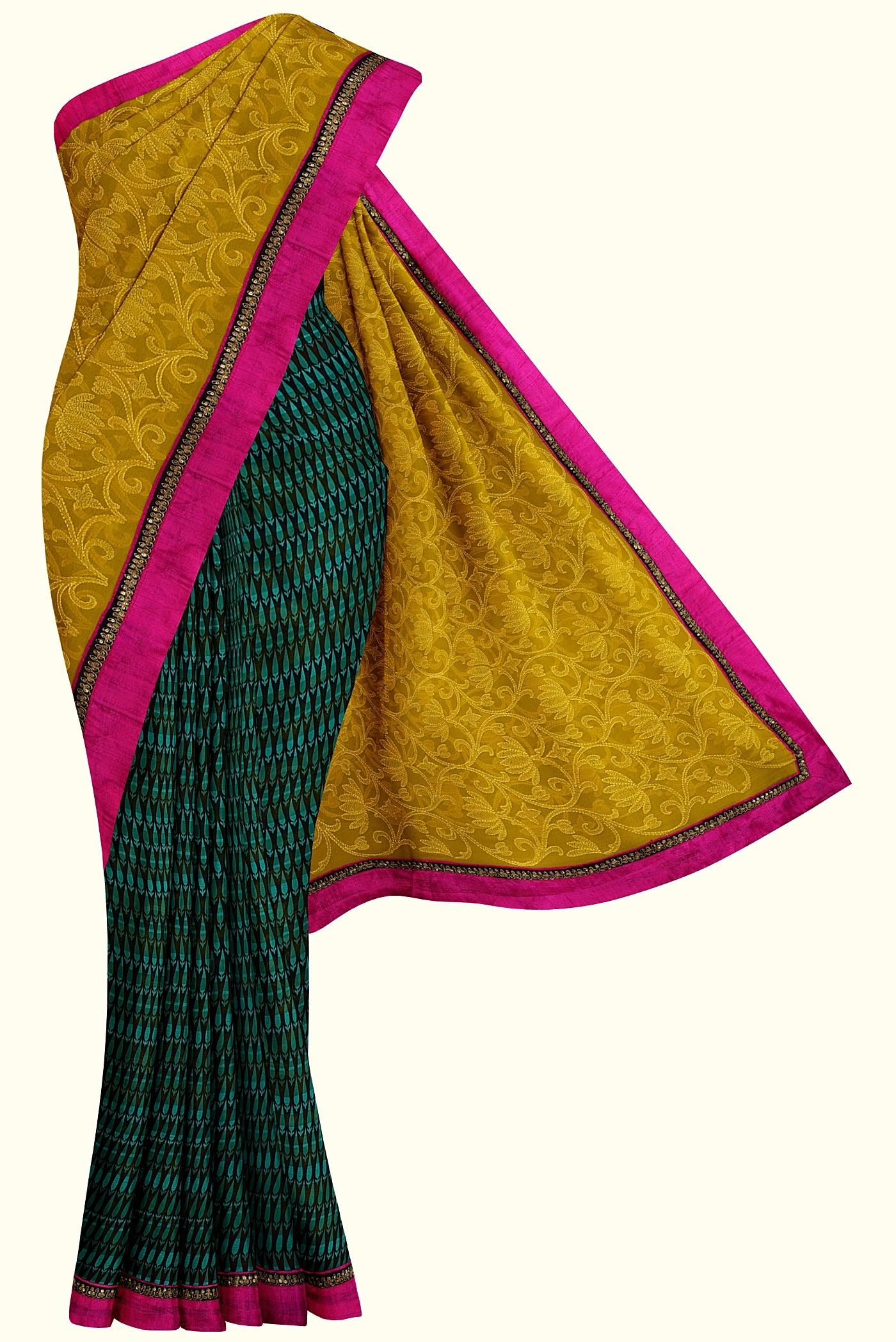 handloom fancy silk sari