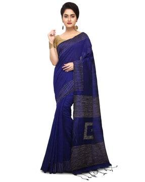 handloom jamdani pure silk cotton ghicha saree