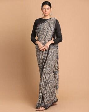 handloom kalamkari mul mul cotton saree