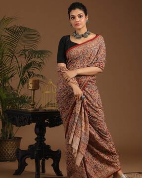 handloom kalamkari mul mul cotton saree