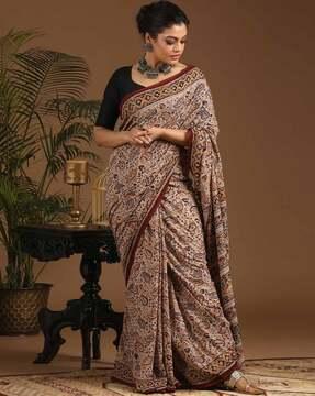 handloom kalamkari mul mul cotton saree