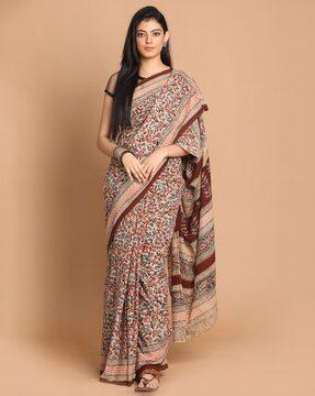 handloom kalamkari mul mul cotton saree