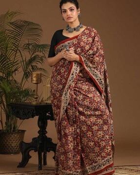 handloom kalamkari mul mul cotton saree