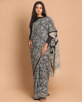 handloom kalamkari mul mul cotton saree