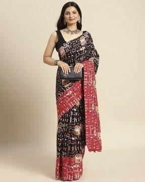 handloom kalamkari print cotton saree