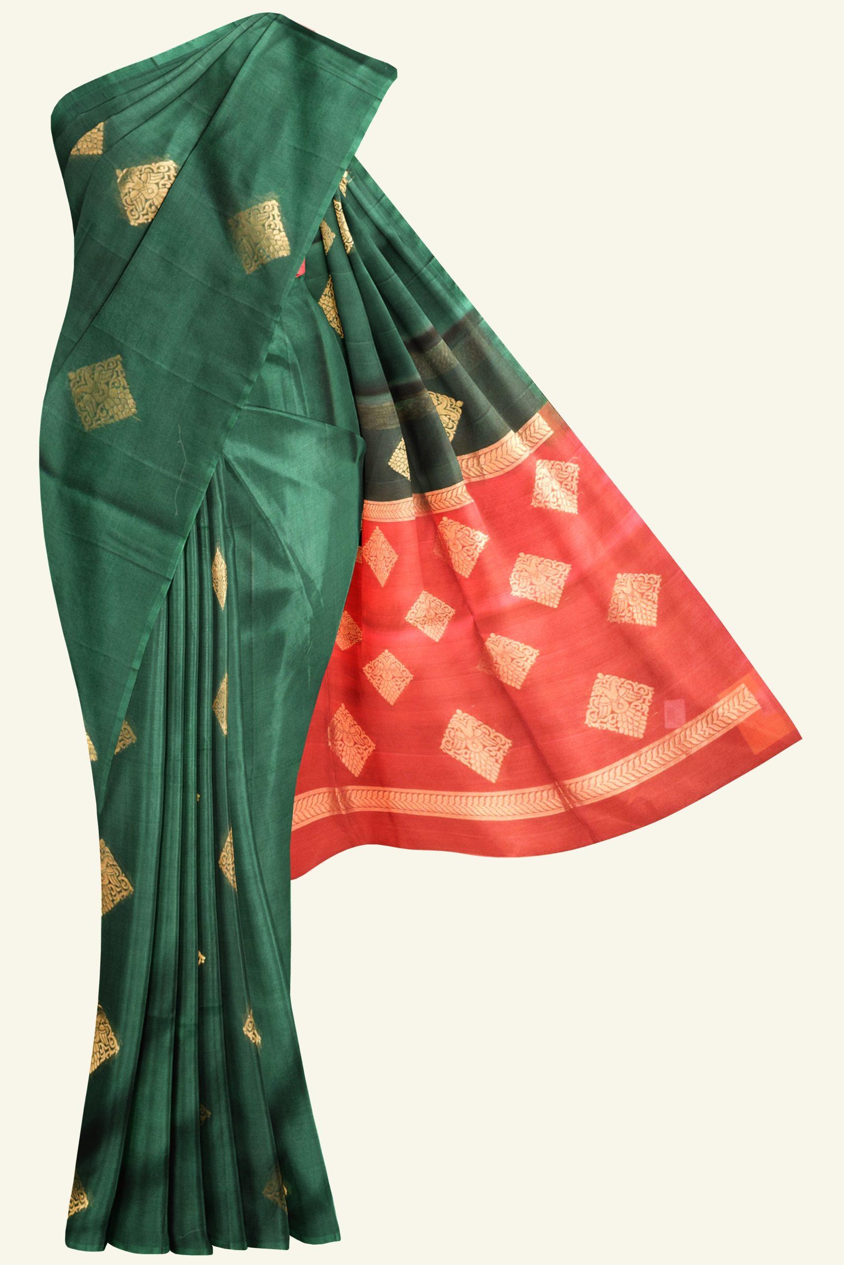 handloom silk cotton saree