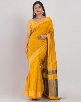 handloom traditional saree with tassels