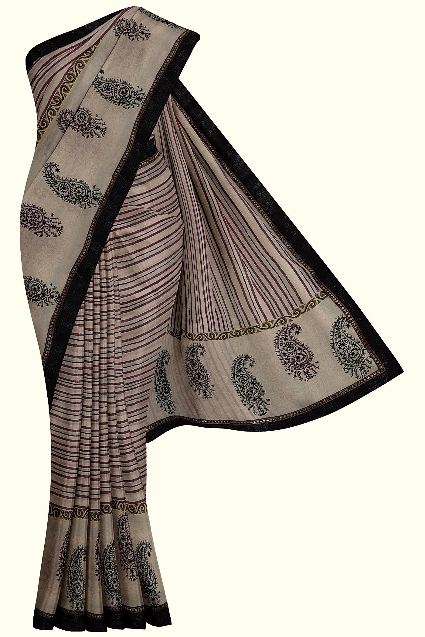 handloom tussar silk saree