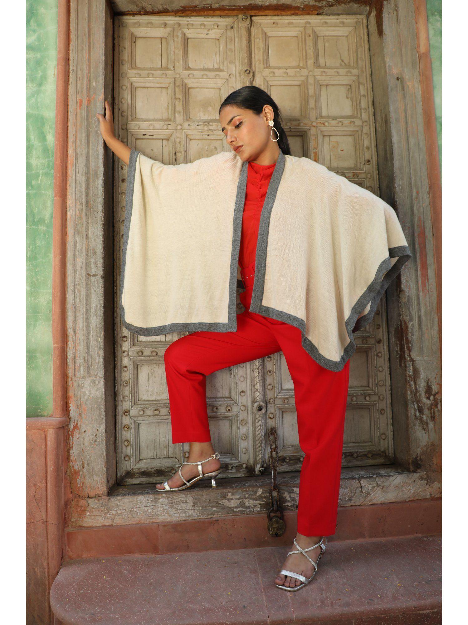 handwoven pashmina cape