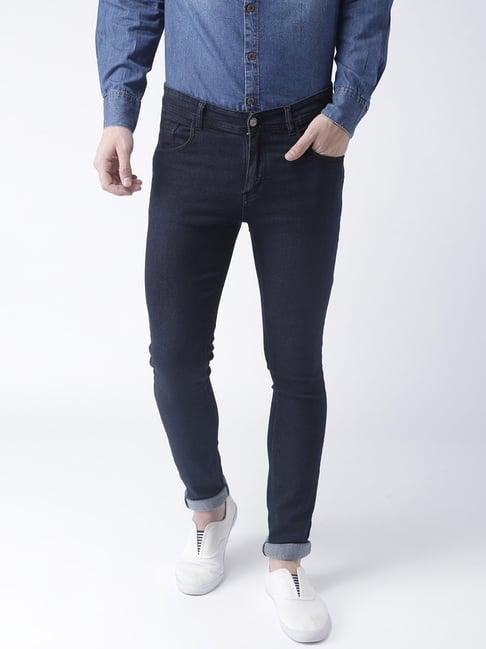 hang up navy slim fit jeans