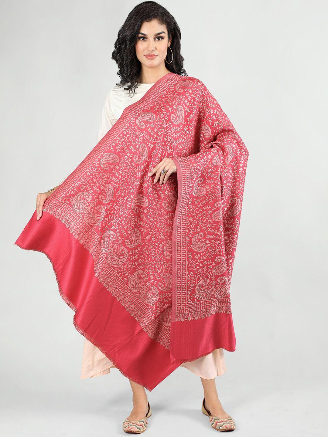 hang n hold floral woven designed shawl