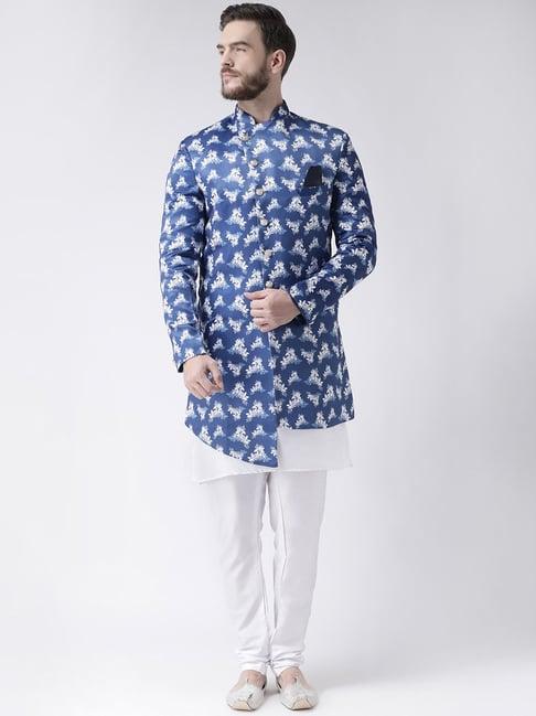 hang up white regular fit kurta set