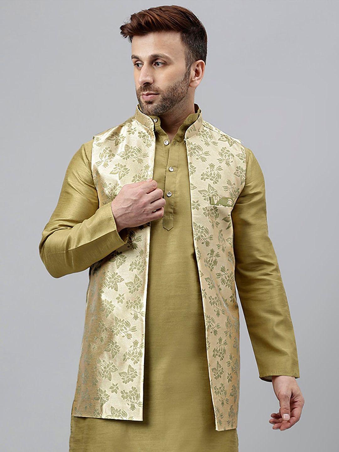 hangup-floral-woven-design-mandarin-collar-nehru-jackets