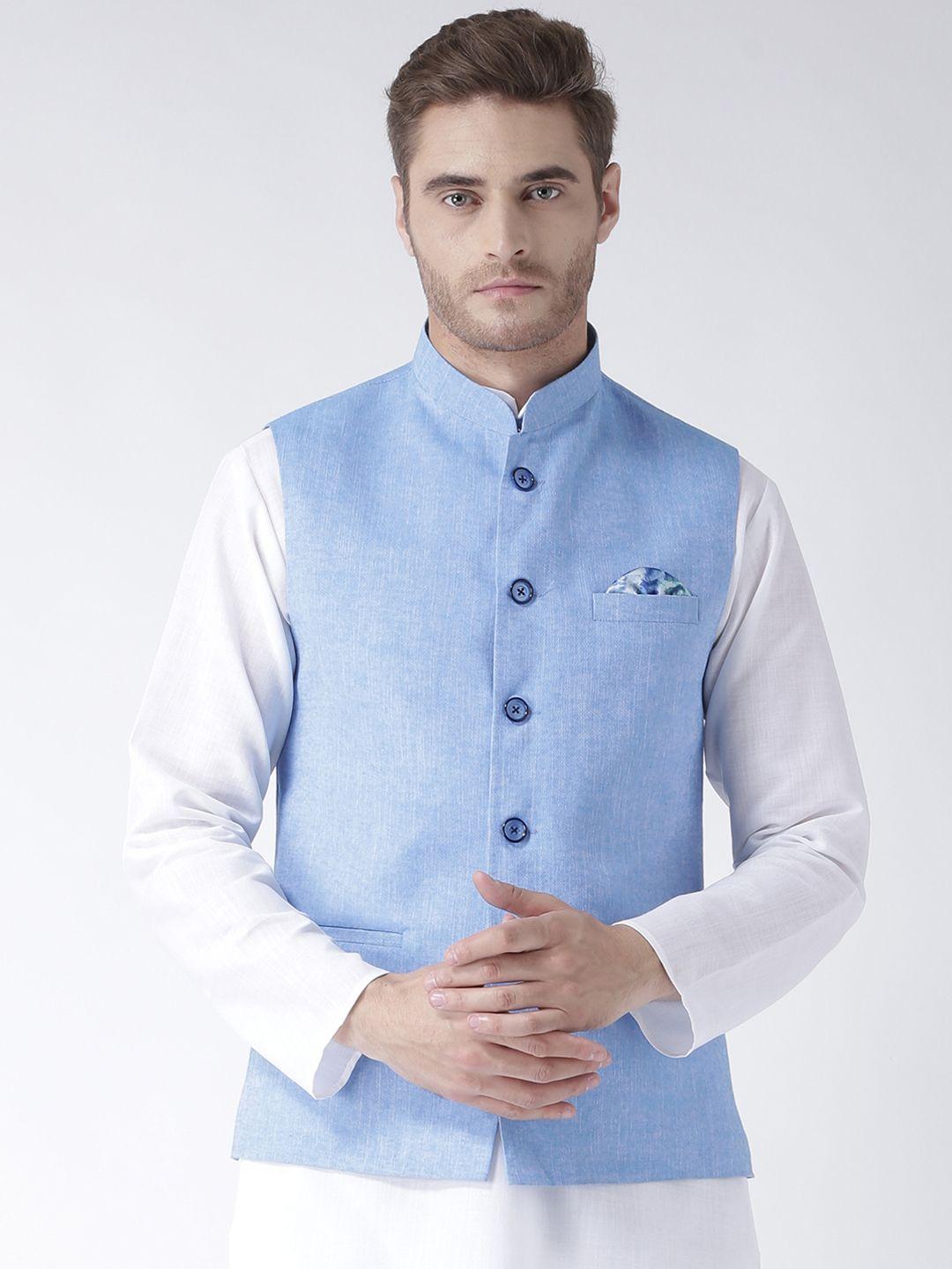hangup-men-blue-woven-linen-blend-nehru-jacket