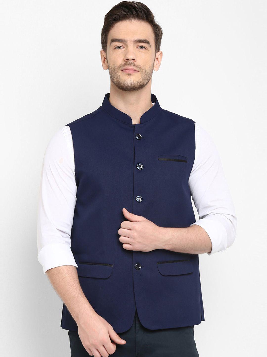 hangup-men-navy-blue-solid-woven-nehru-jacket