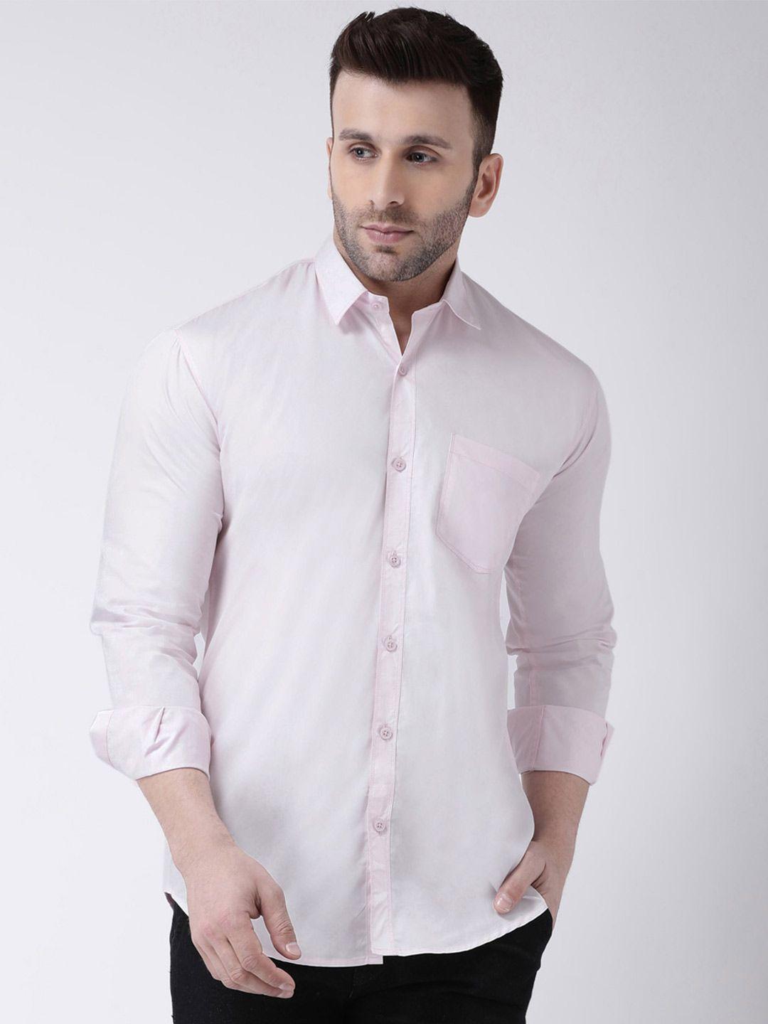 hangup slim fit casual pure cotton shirt