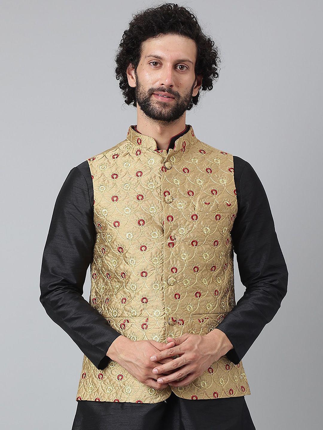 hangup trend men embroidered nehru jackets