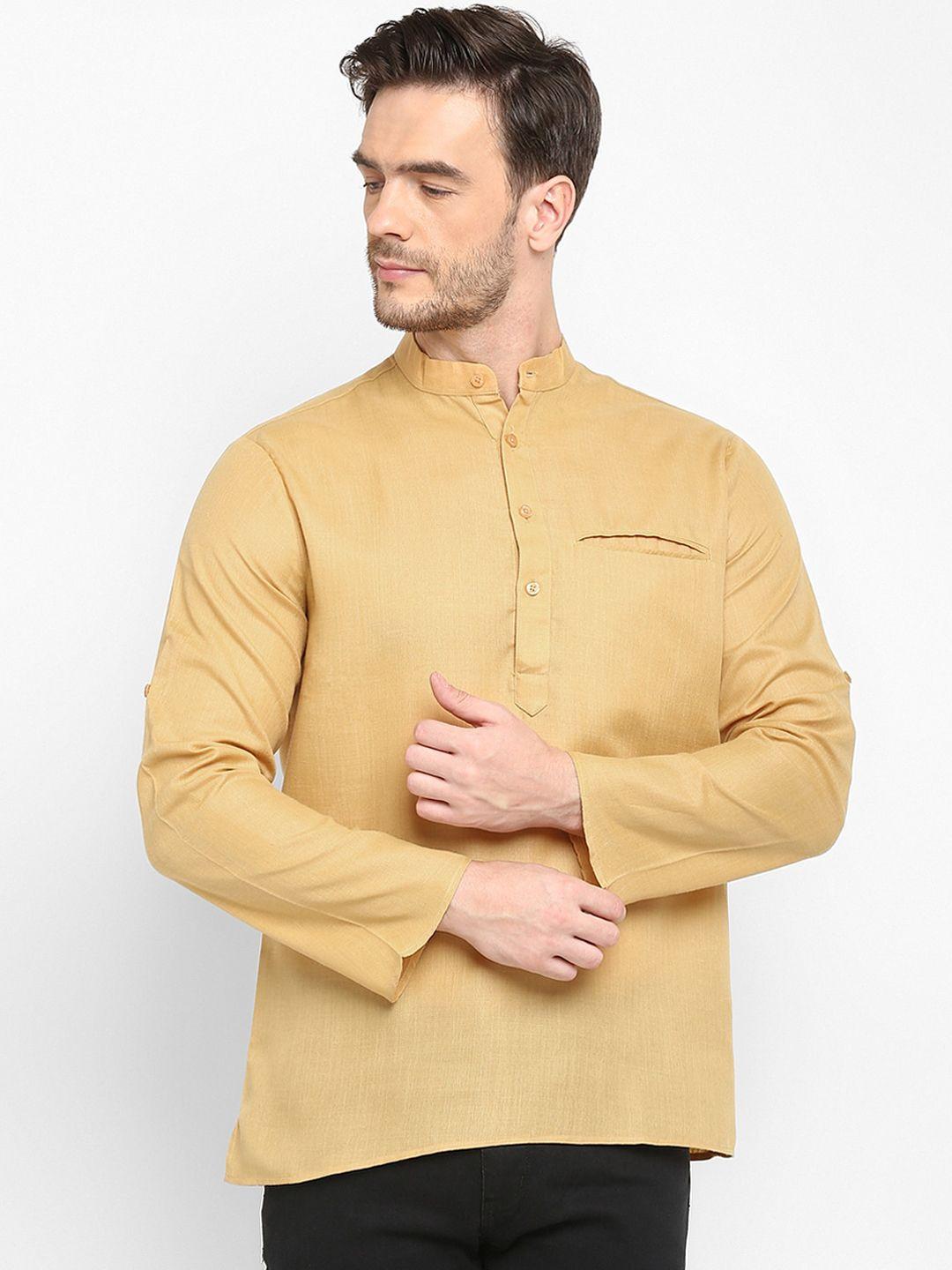 hangup men khaki kurta