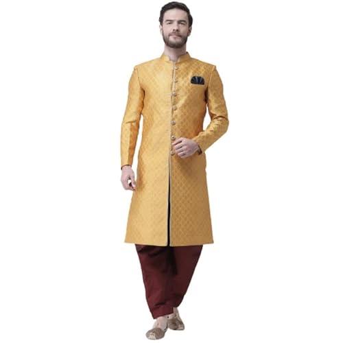 hangup men sherwani indo, color beige, size 42 (s16indo112)