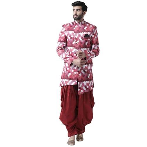 hangup men sherwani indo, color multicolor, size 40 (s56indo112)