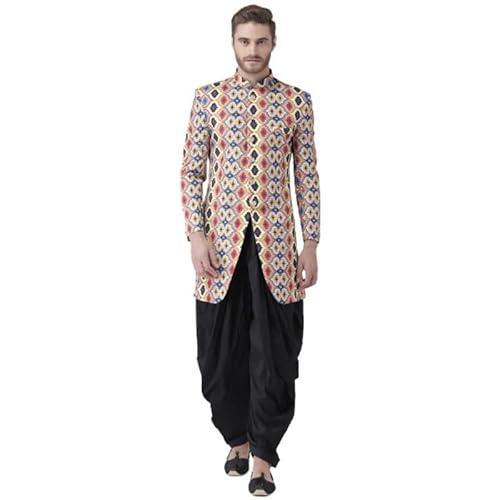 hangup men sherwani indo, color multicolor, size 42 (s1indo112)