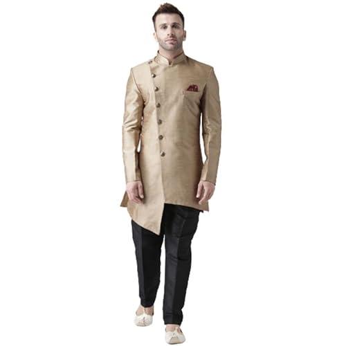 hangup men sherwani indo, color yellow, size 46 (s14indo112)