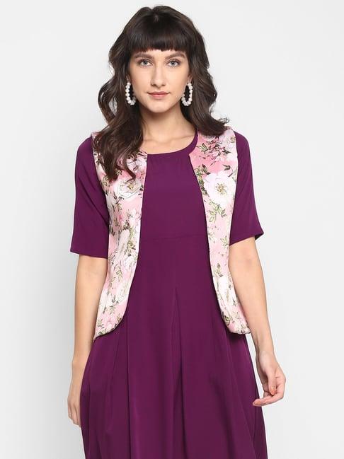 hangup pink printed shrug