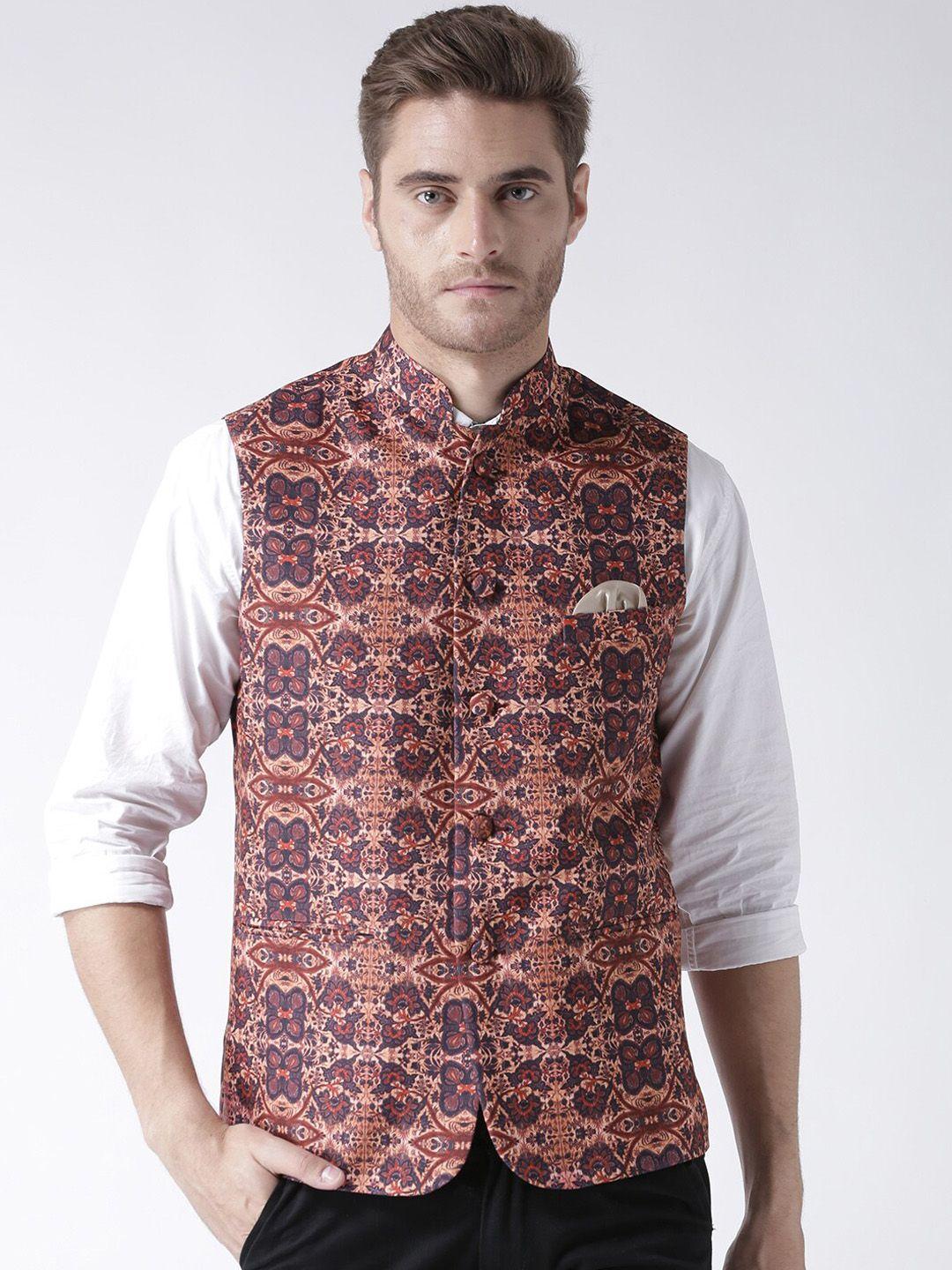 hangup plus men printed nehru jackets