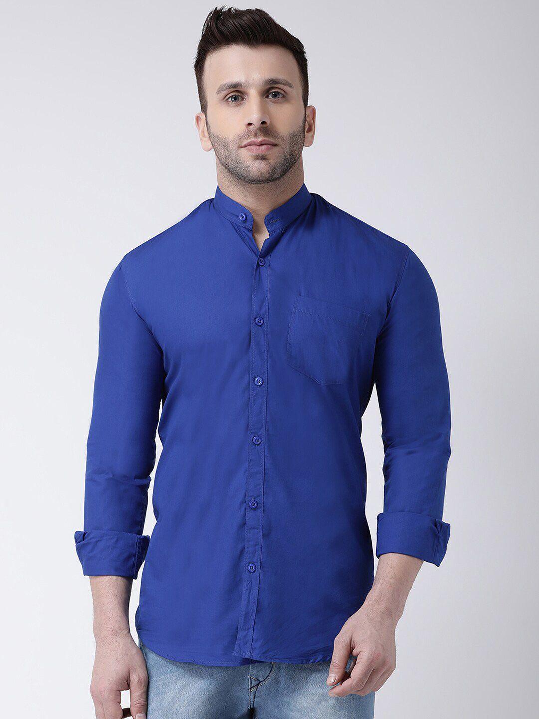 hangup slim fit pure cotton casual shirt