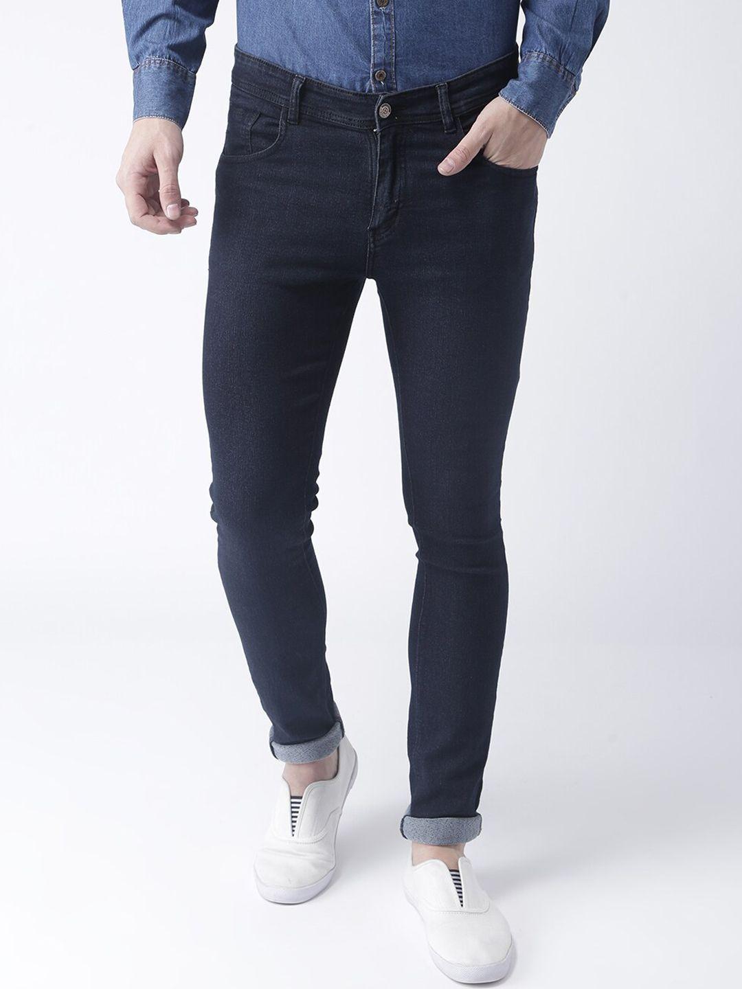 hangup trend men black slim fit jeans