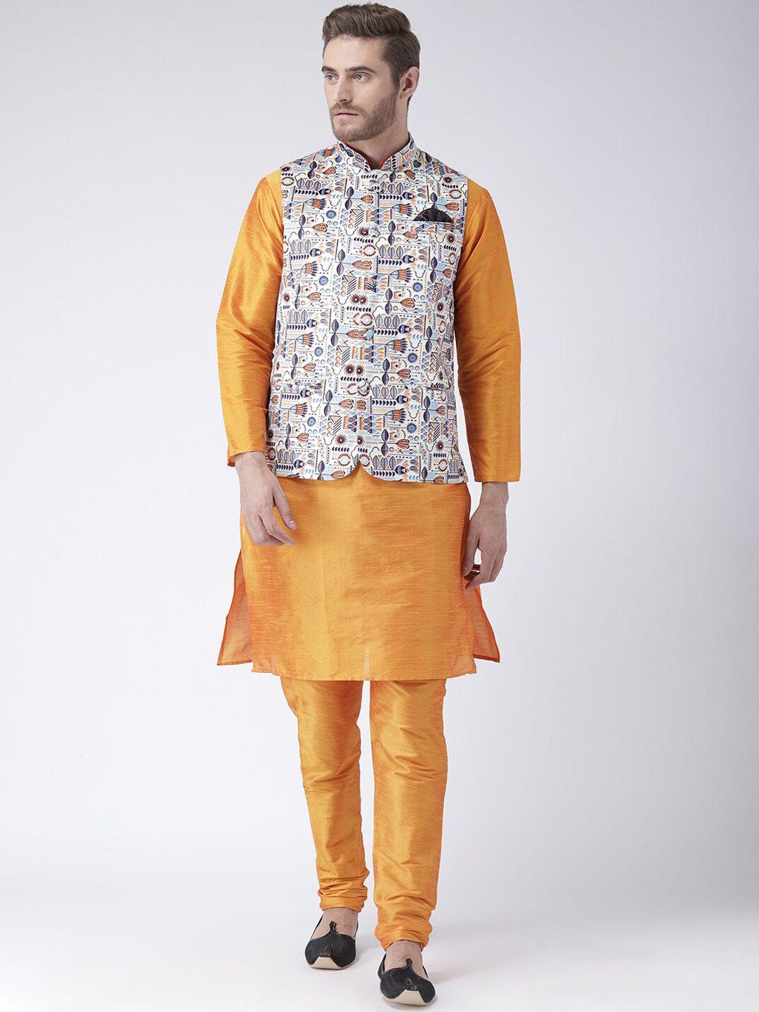 hangup trend men kurta set with nehru jacket