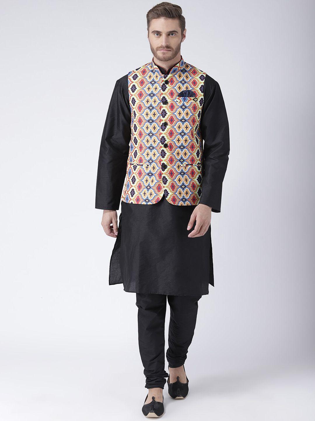 hangup trend men kurta set with nehru jacket