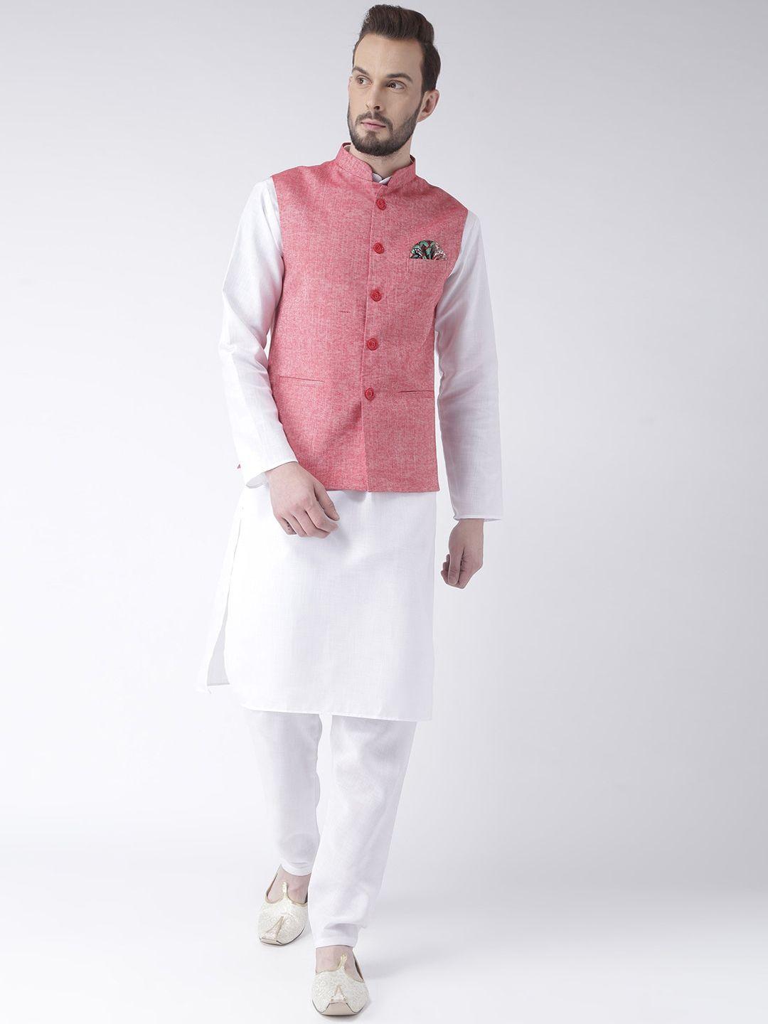 hangup trend men kurta set with nehru jacket